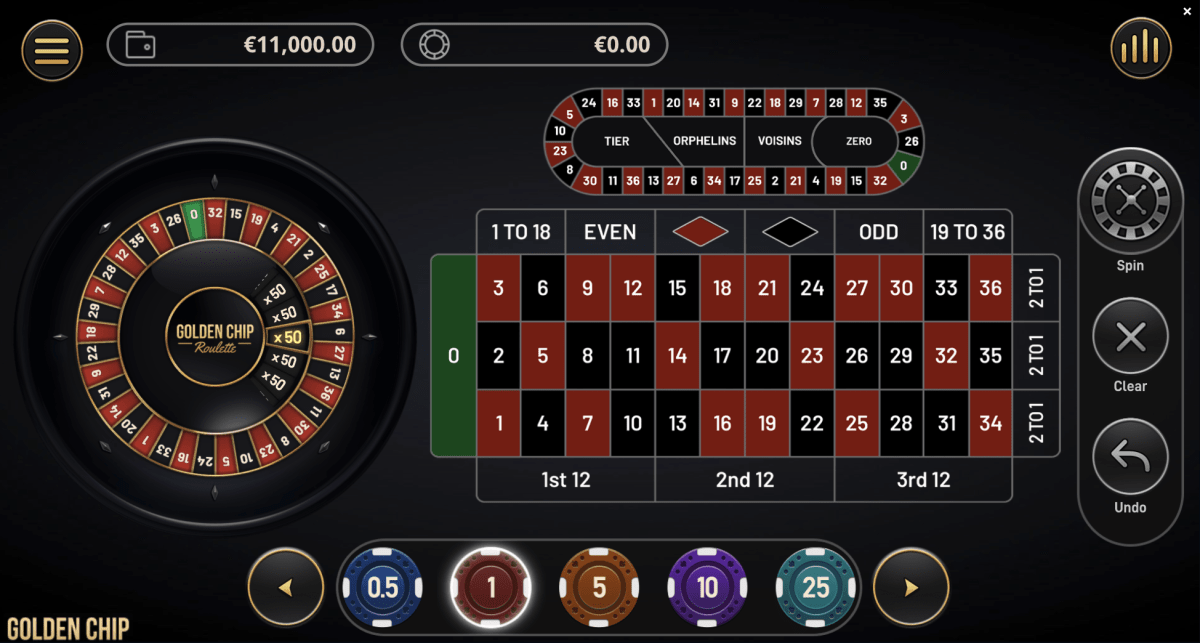 Golden Chip Roulette